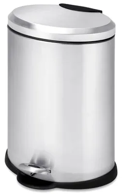 12L SS Oval Step Can