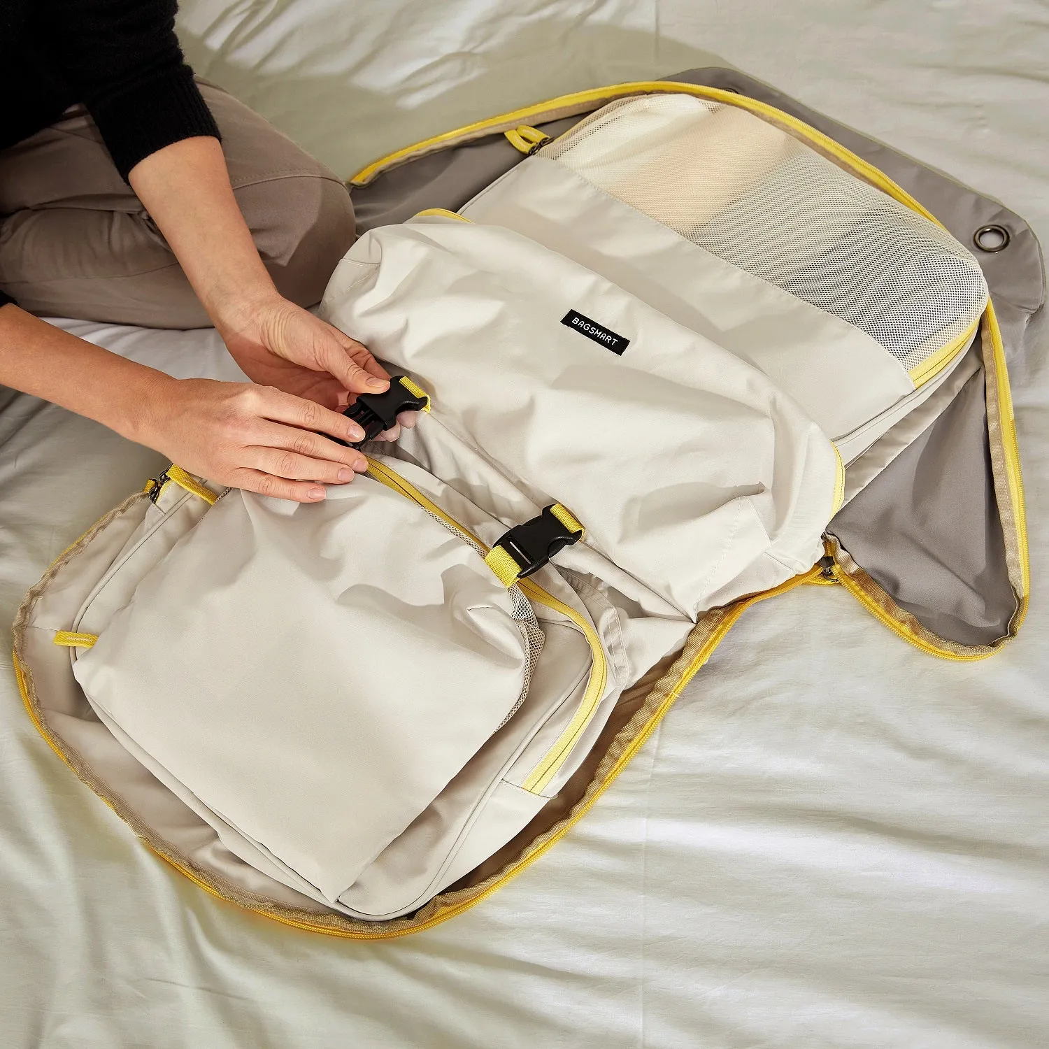 4-in-1 Family Travel Packing Cubes