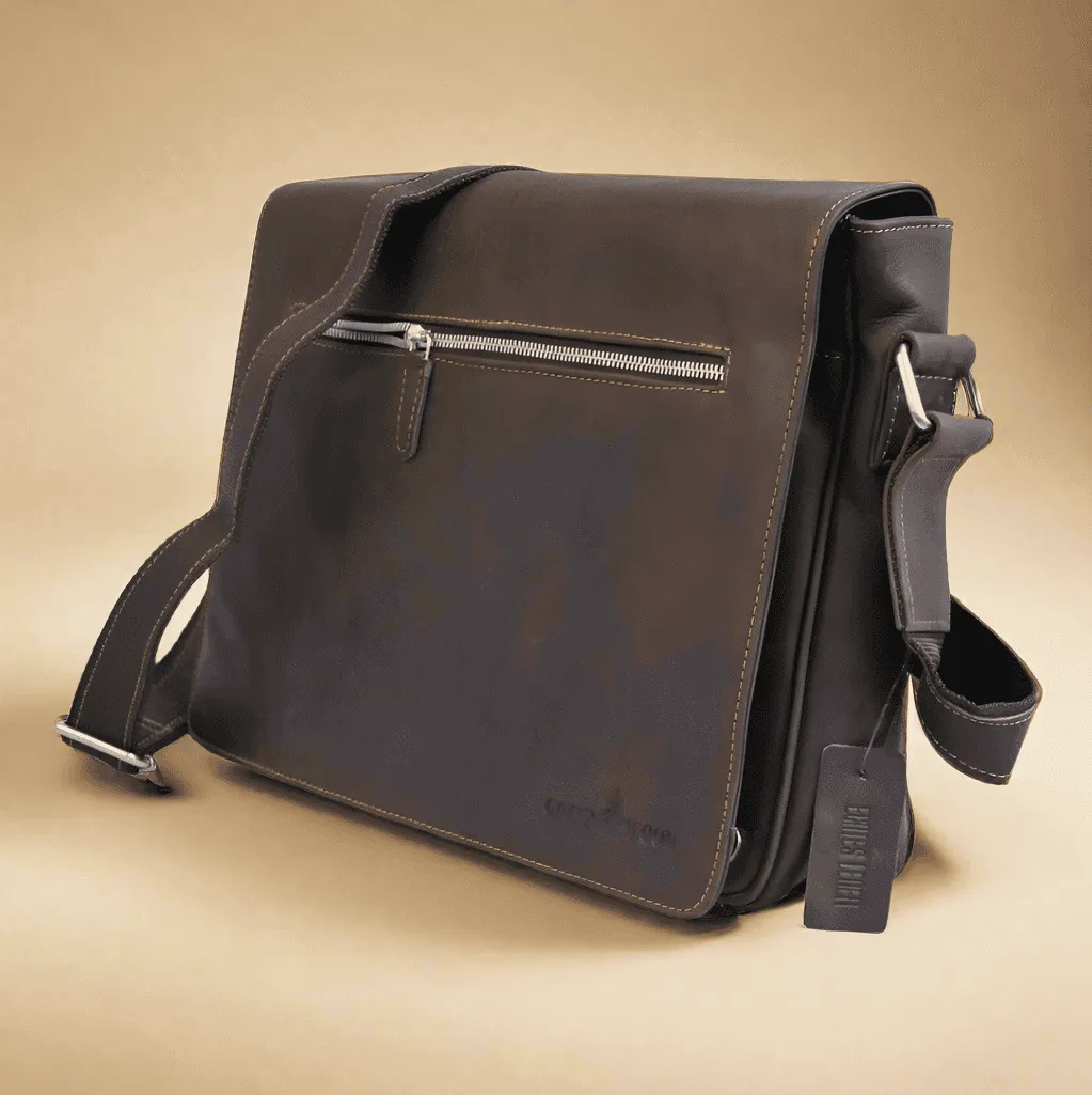 Brown Leather Laptop Bag