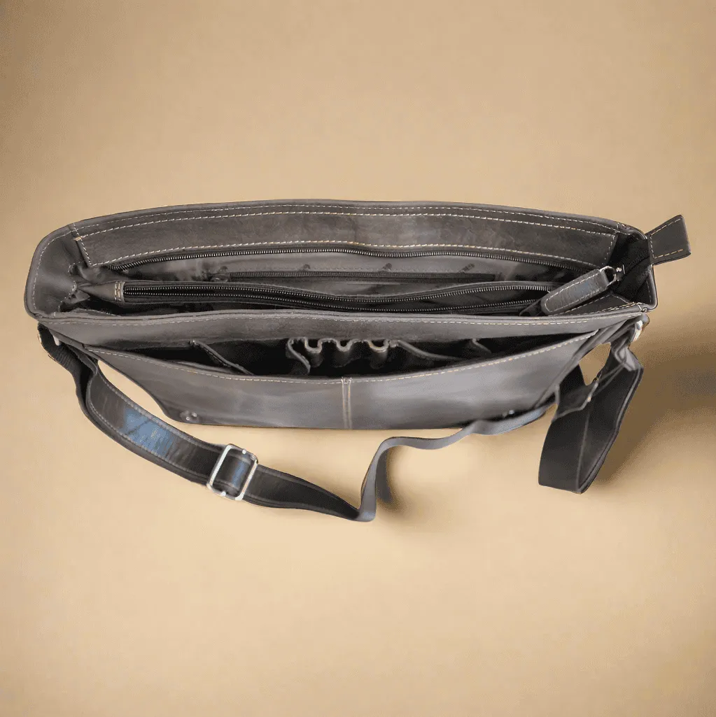Brown Leather Laptop Bag