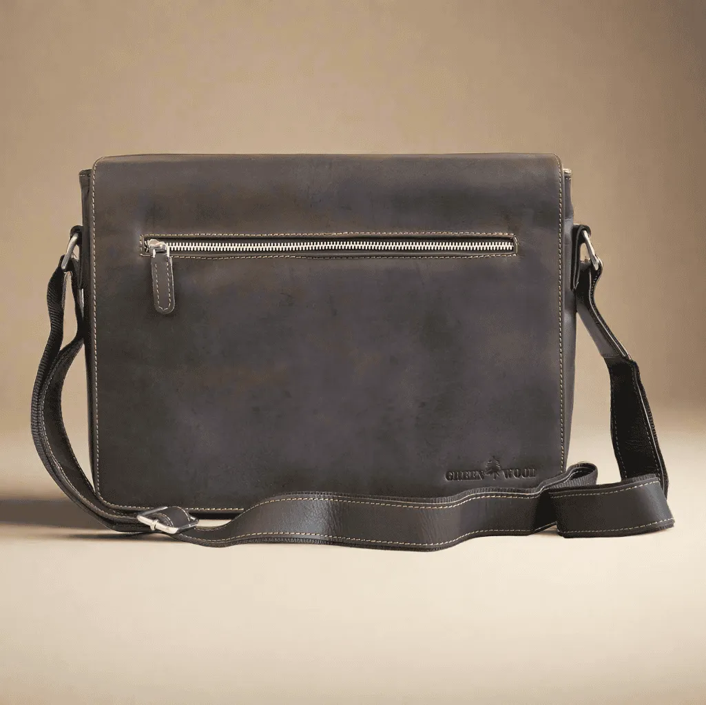 Brown Leather Laptop Bag