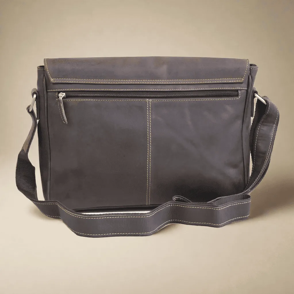 Brown Leather Laptop Bag