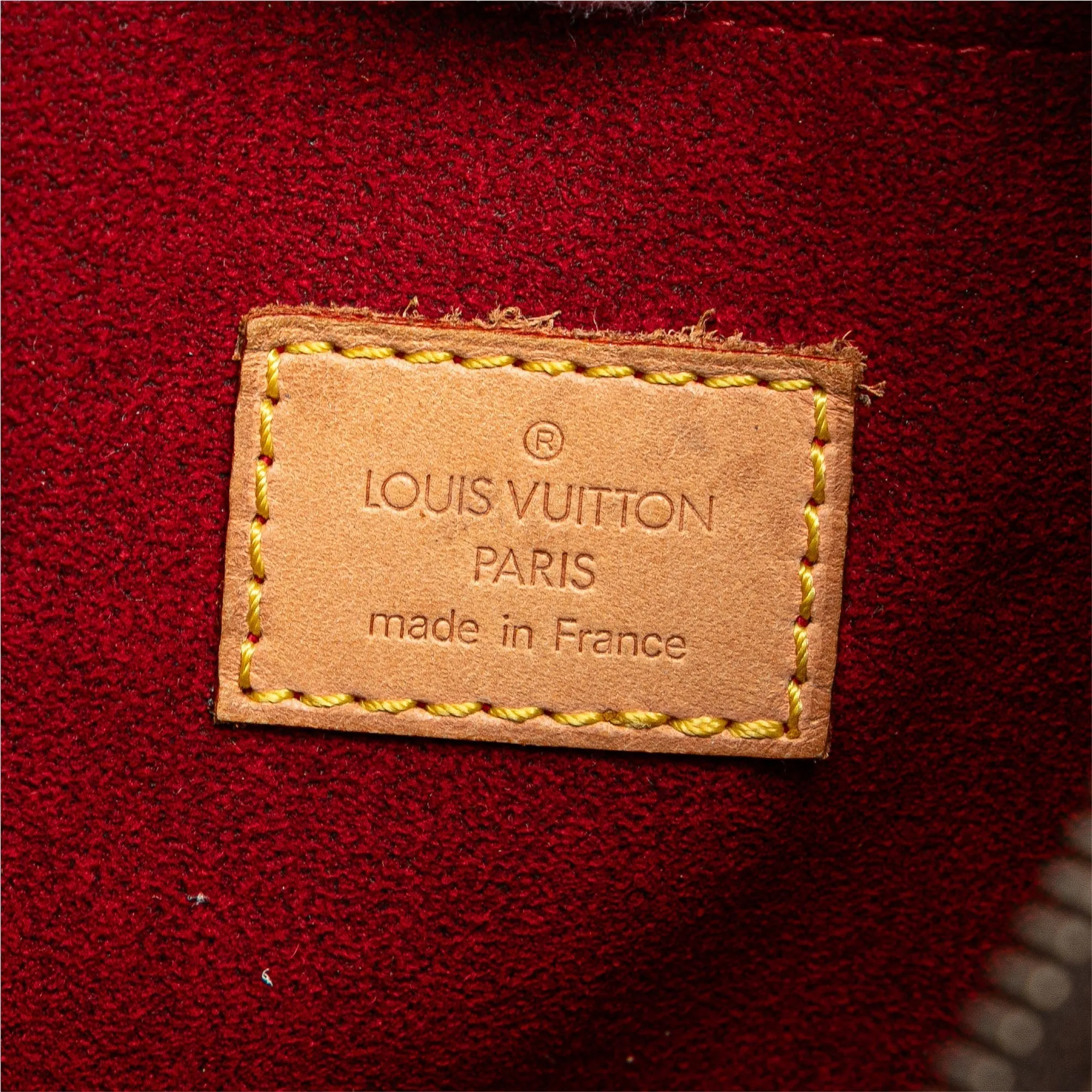 Brown Louis Vuitton Monogram Croissant MM Hobo Bag