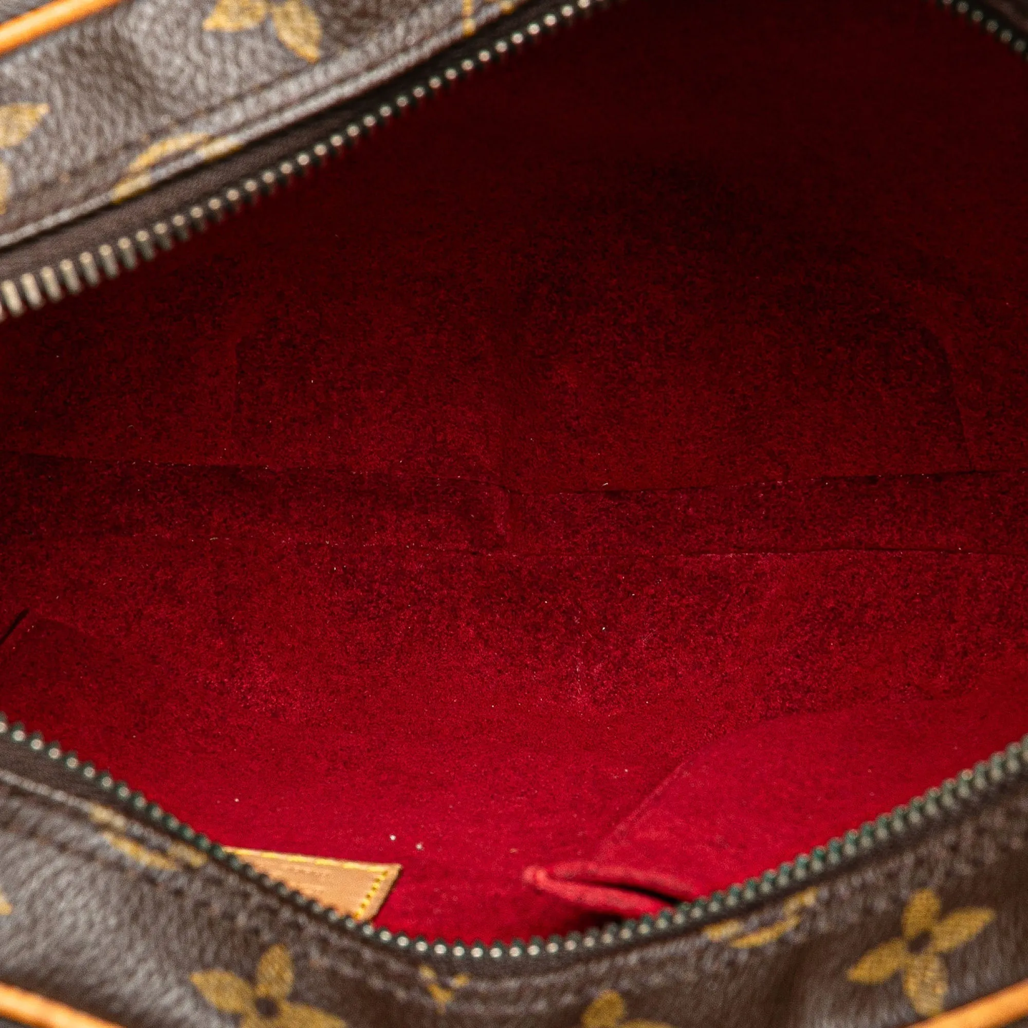 Brown Louis Vuitton Monogram Croissant MM Hobo Bag