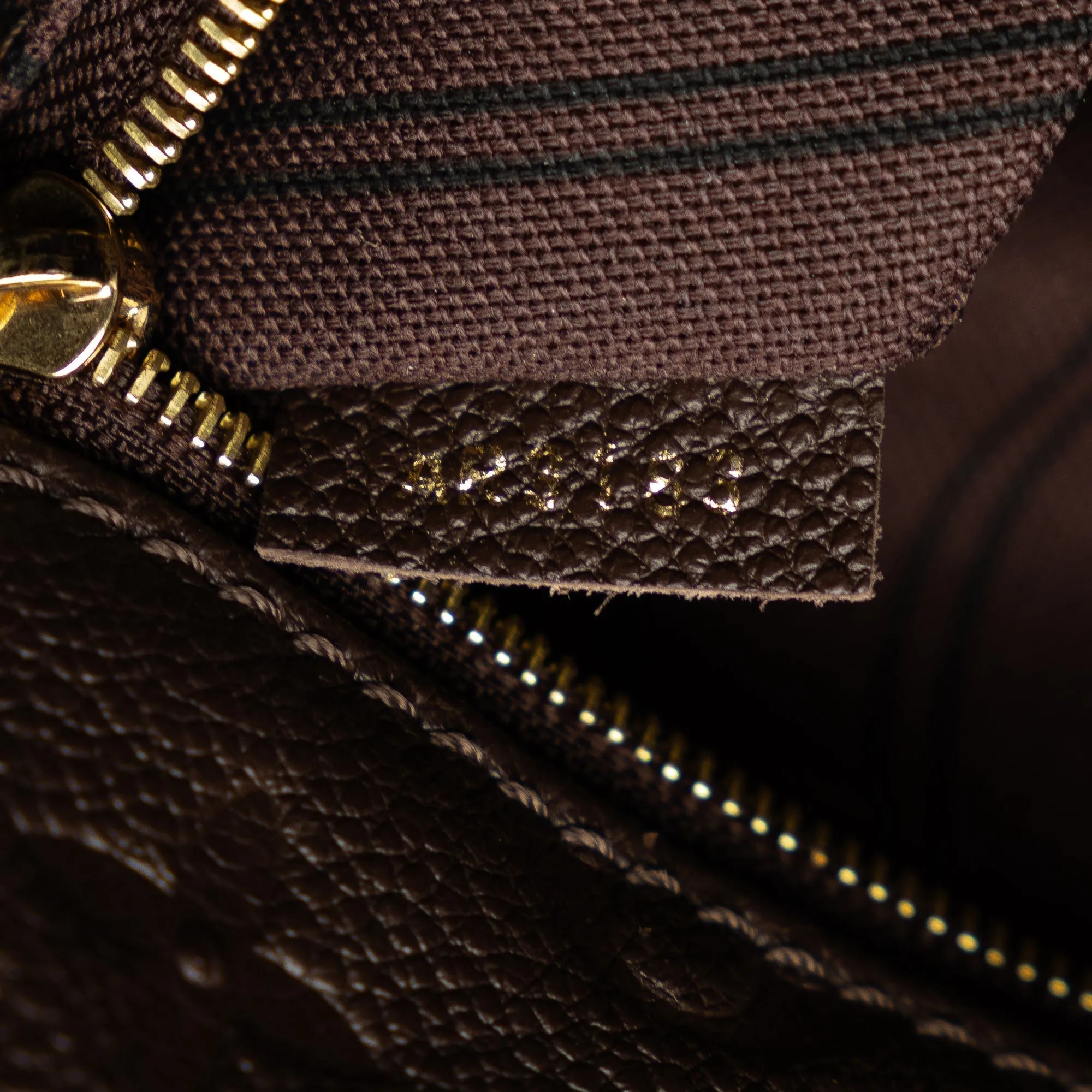 Brown Louis Vuitton Monogram Empreinte Metis Hobo Satchel