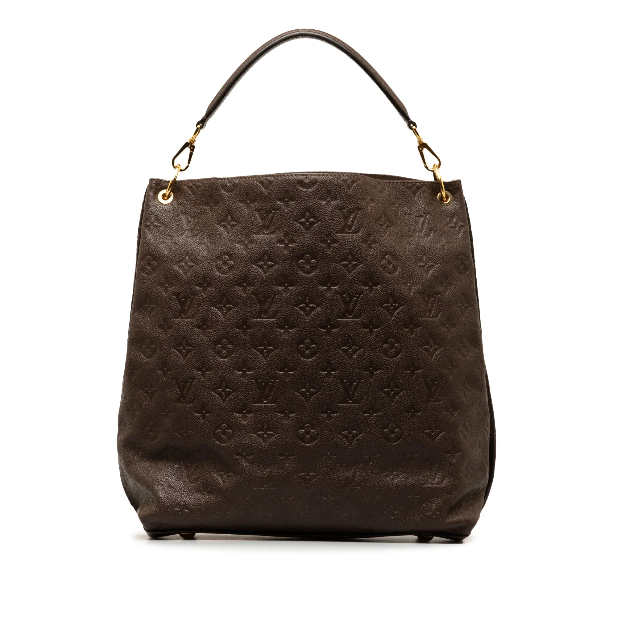 Brown Louis Vuitton Monogram Empreinte Metis Hobo Satchel