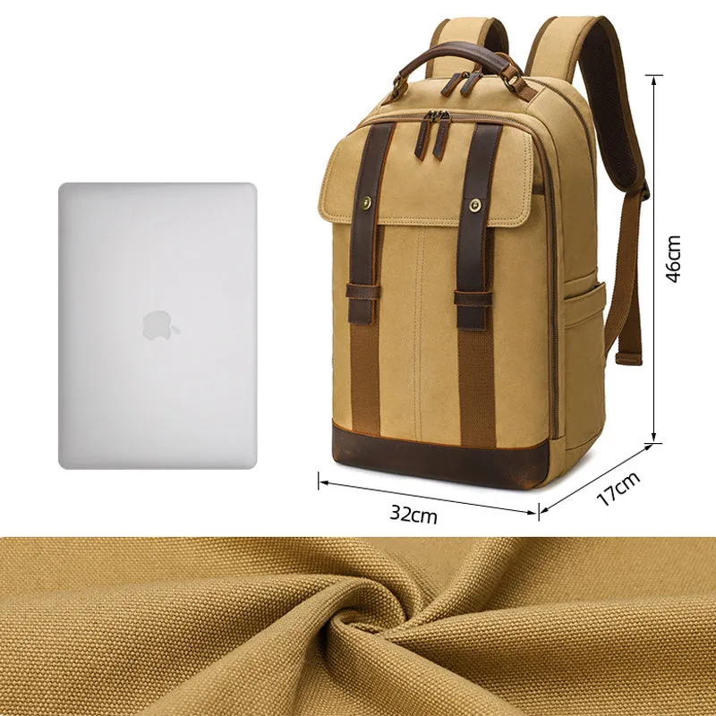 Canvas 15.inch Backpacks Large Capacity Men's Backpack