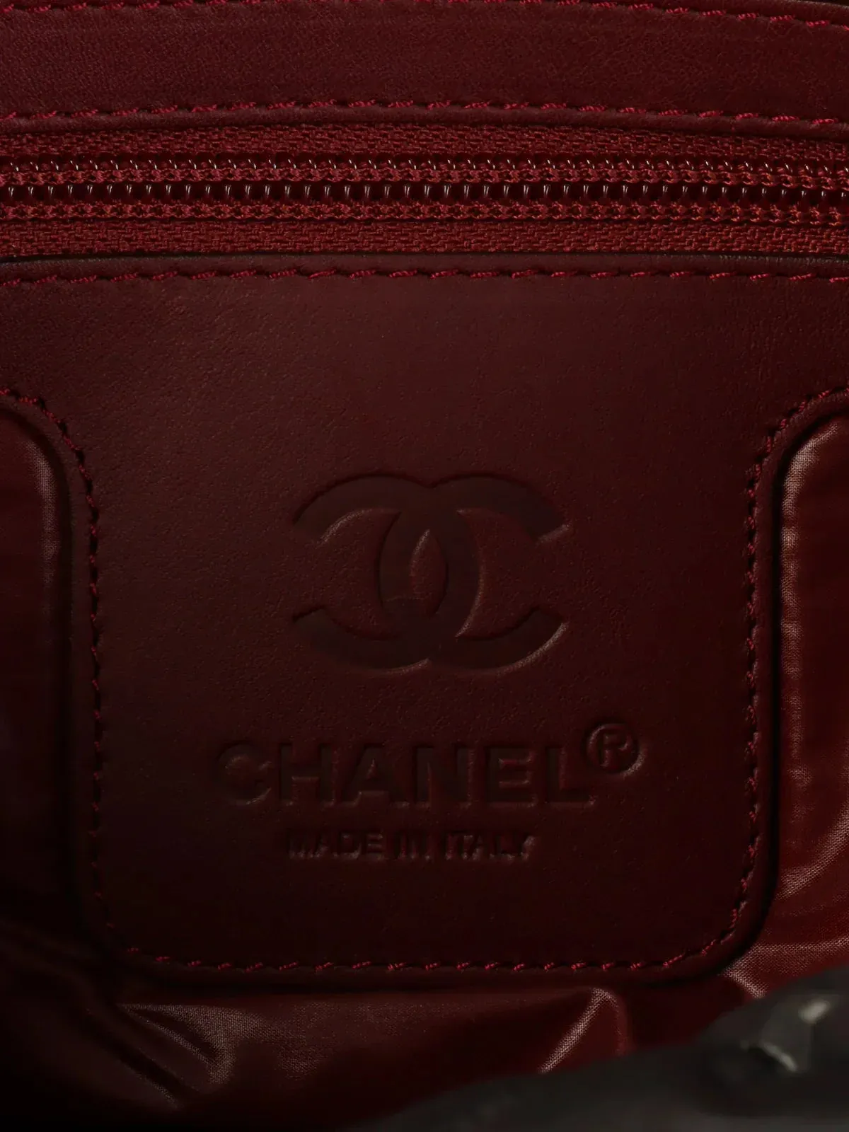 CHANEL Around 2009 Made Nylon Cc Cocoon One Shoulder Bag Black