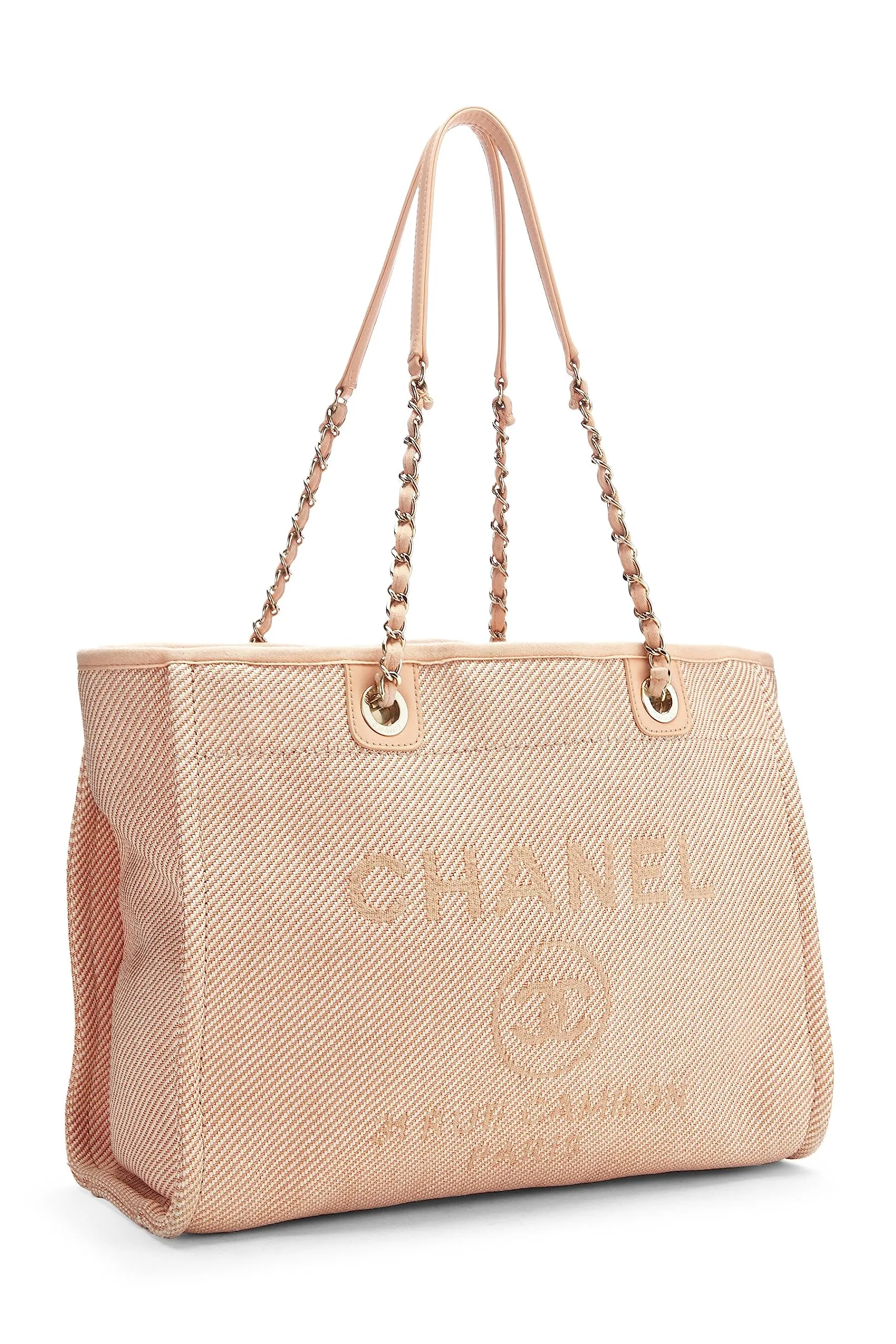 Chanel,  Pink Canvas Deauville Small, Pink