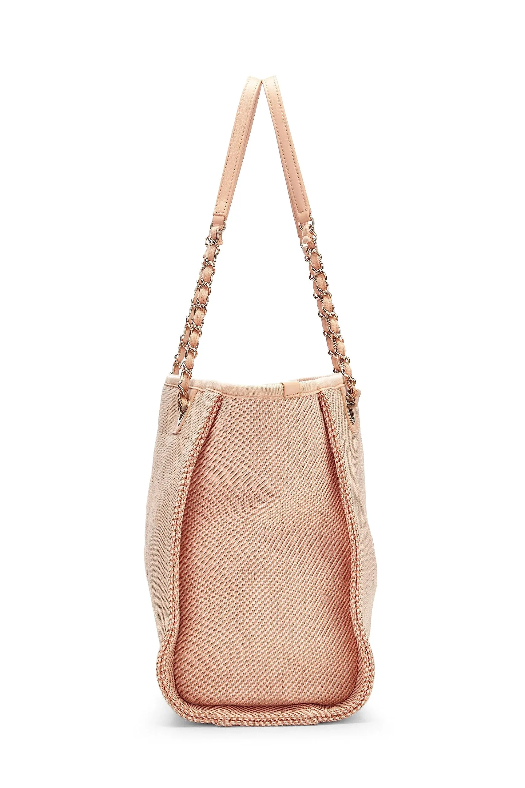 Chanel,  Pink Canvas Deauville Small, Pink