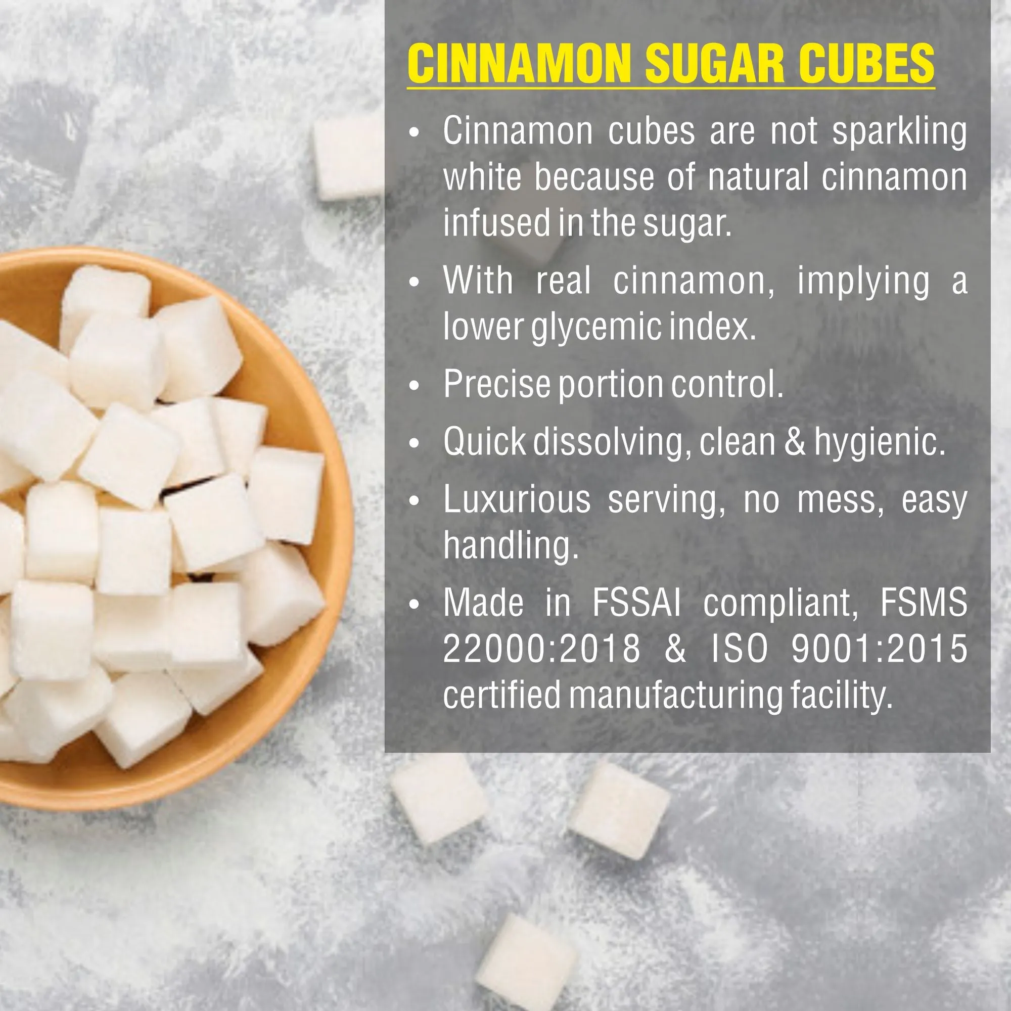 Cinnamon Sugar Cubes 800gm
