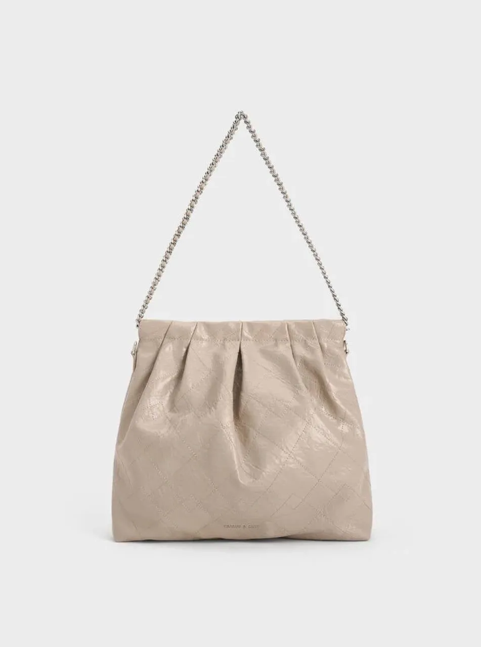 Duo Double Chain Hobo Bag