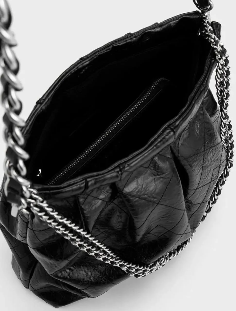 Duo Double Chain Hobo Bag