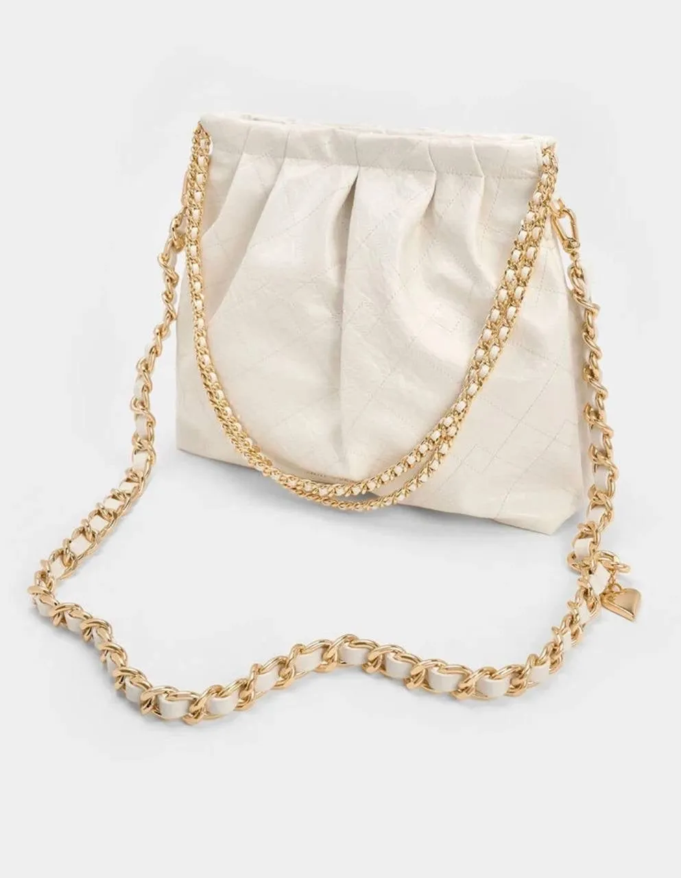 Duo Double Chain Hobo Bag