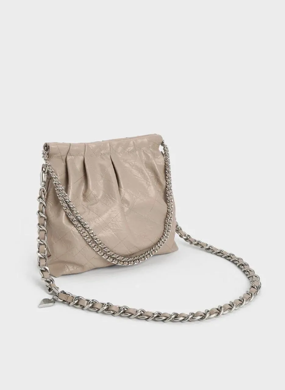 Duo Double Chain Hobo Bag