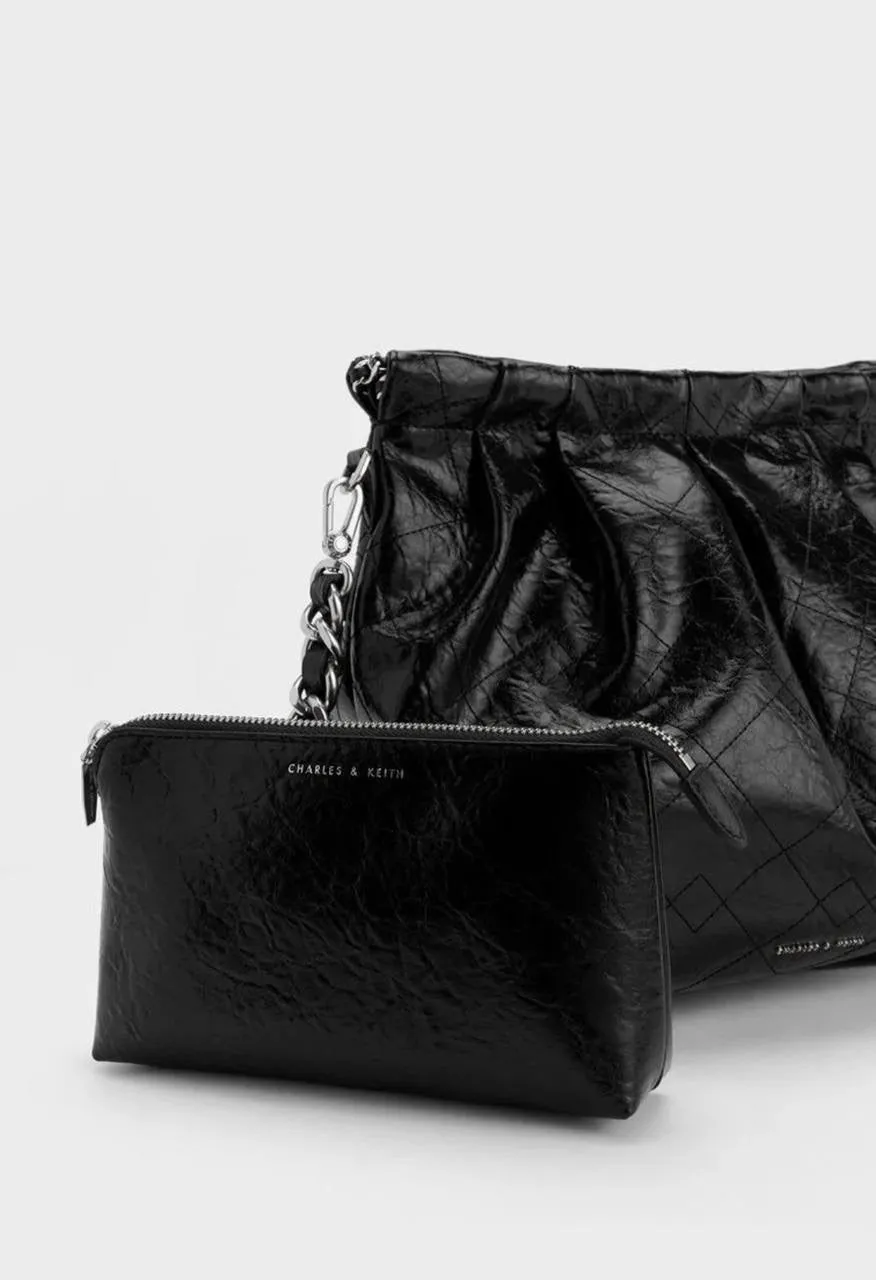 Duo Double Chain Hobo Bag