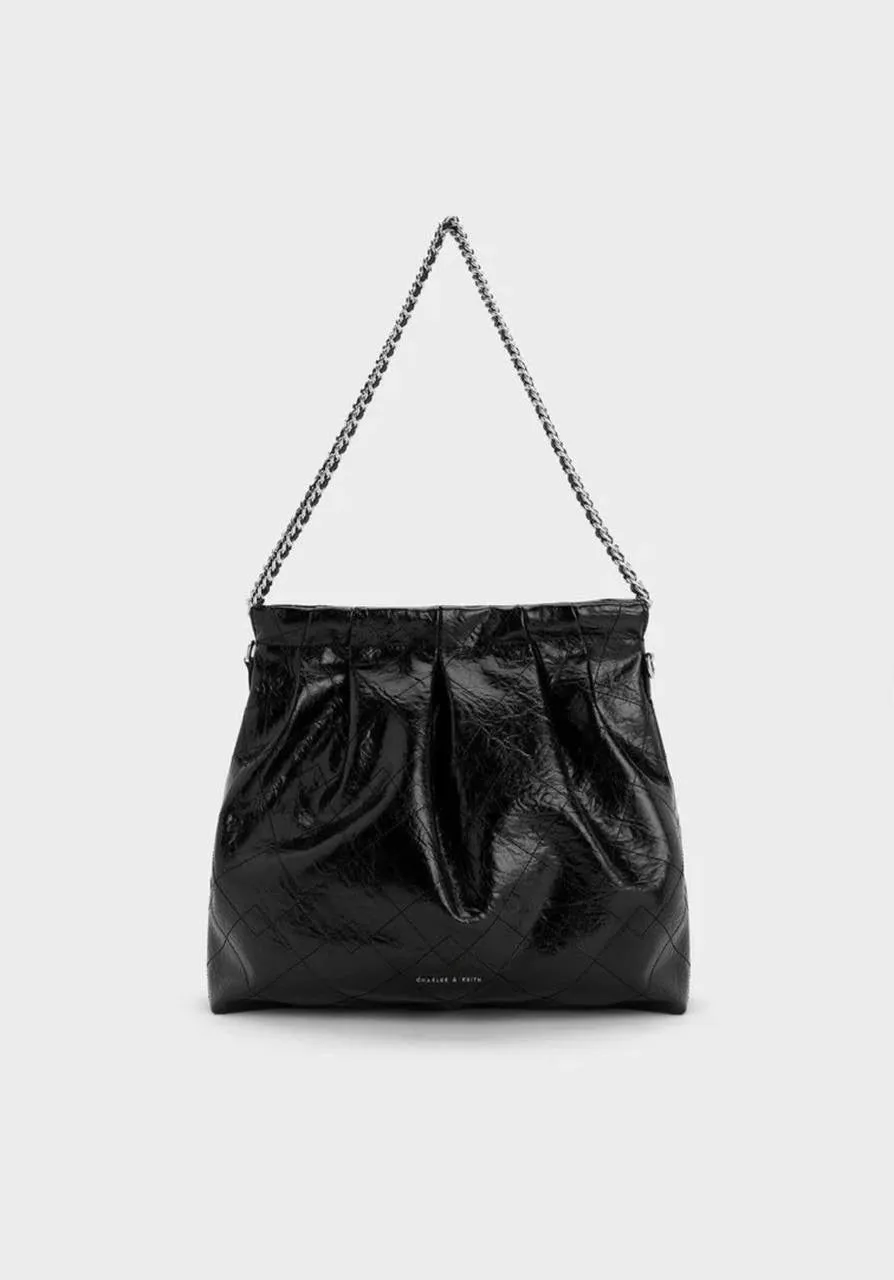 Duo Double Chain Hobo Bag