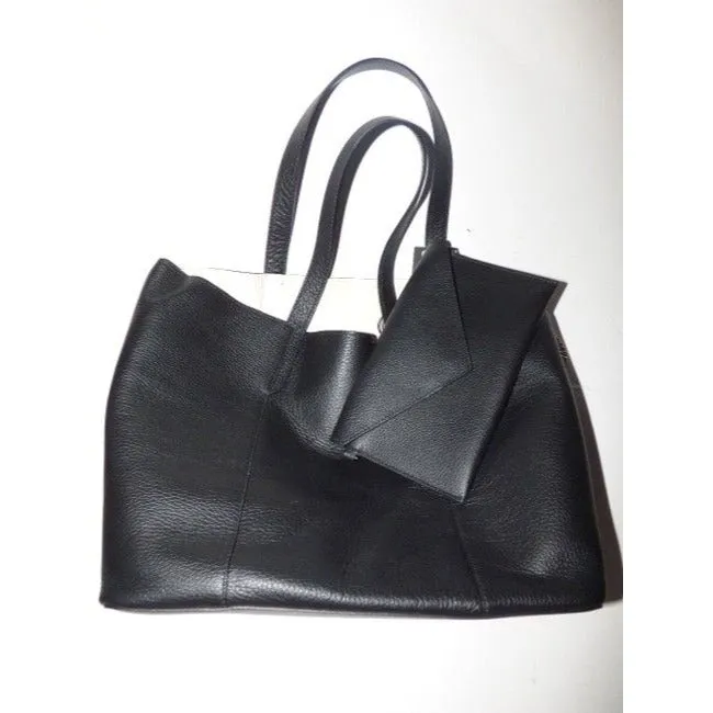 Fabulous, NWT, XL, Furla tote bag with a matching, wallet/organizer that is attached by a chrome chain link strap