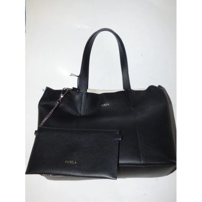 Fabulous, NWT, XL, Furla tote bag with a matching, wallet/organizer that is attached by a chrome chain link strap