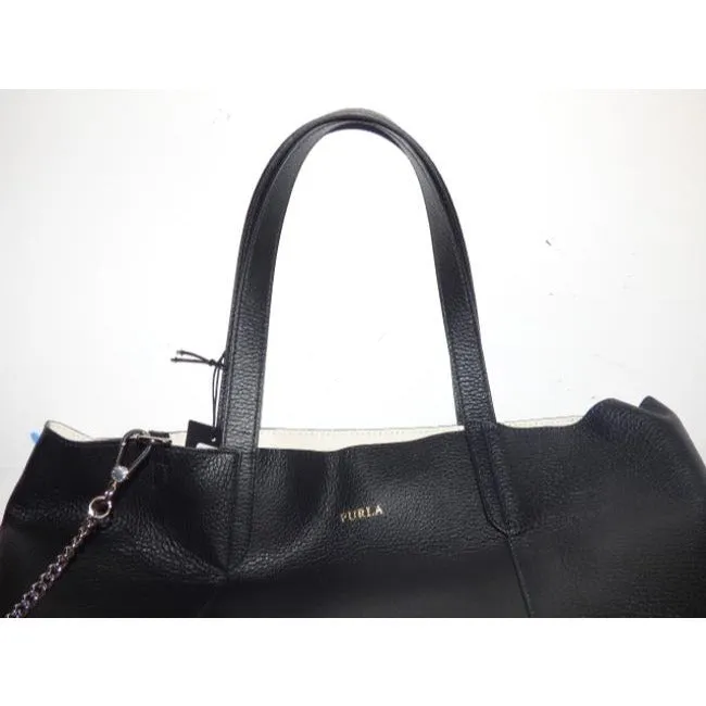 Fabulous, NWT, XL, Furla tote bag with a matching, wallet/organizer that is attached by a chrome chain link strap