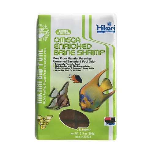 Hikari Frozen Omega Enriched Brine Shrimp Cubes 3.5 oz