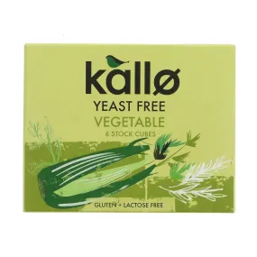 Kallo Yeast Free Vegetable Stock Cubes 66g