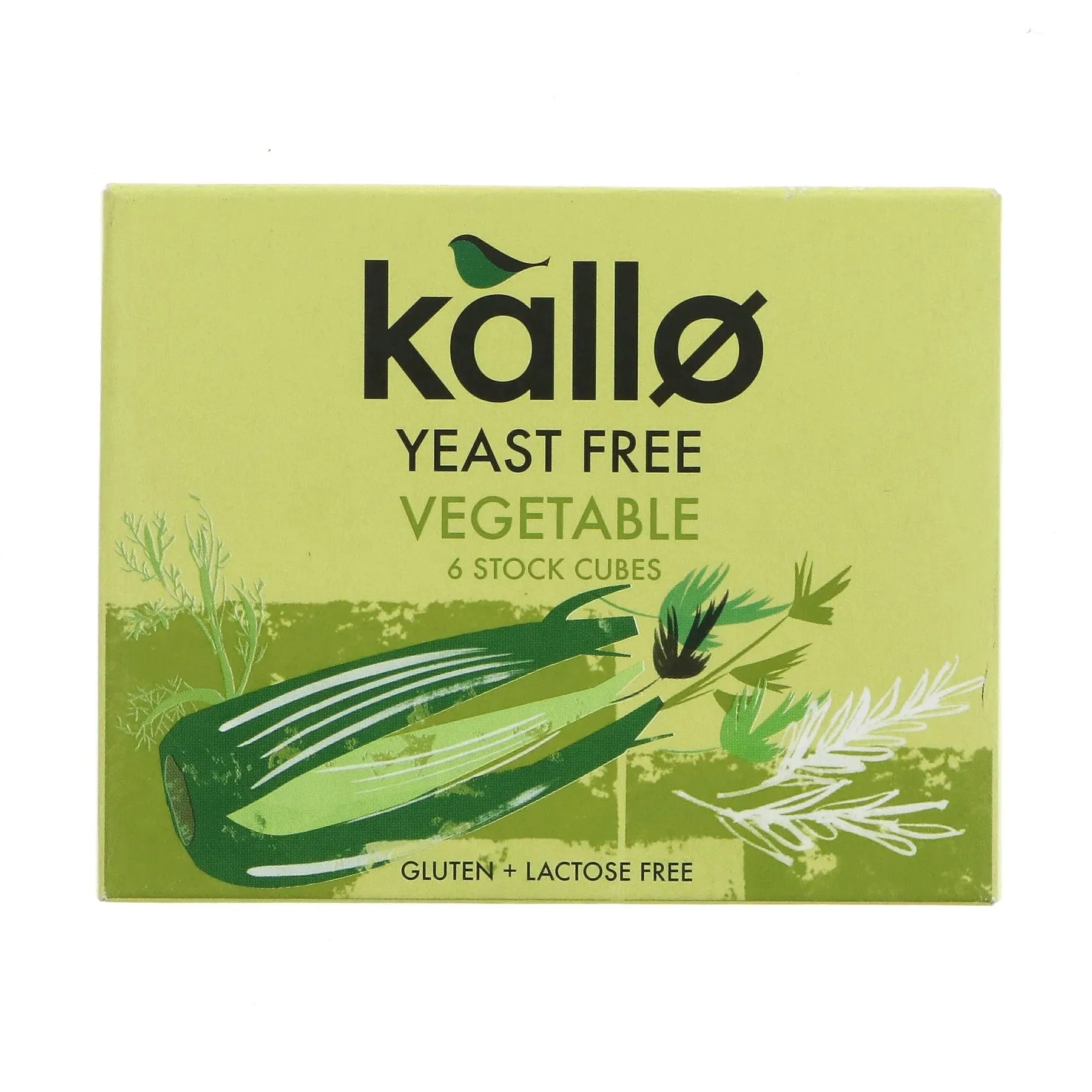 Kallo Yeast Free Vegetable Stock Cubes 66g