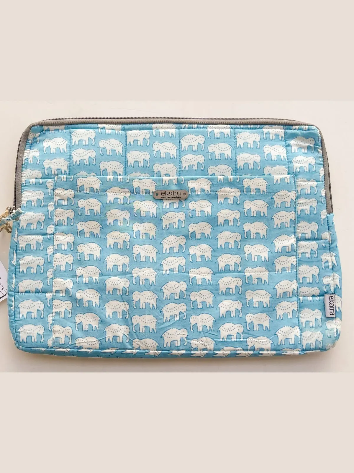 Laptop Sleeve Elephant Motif