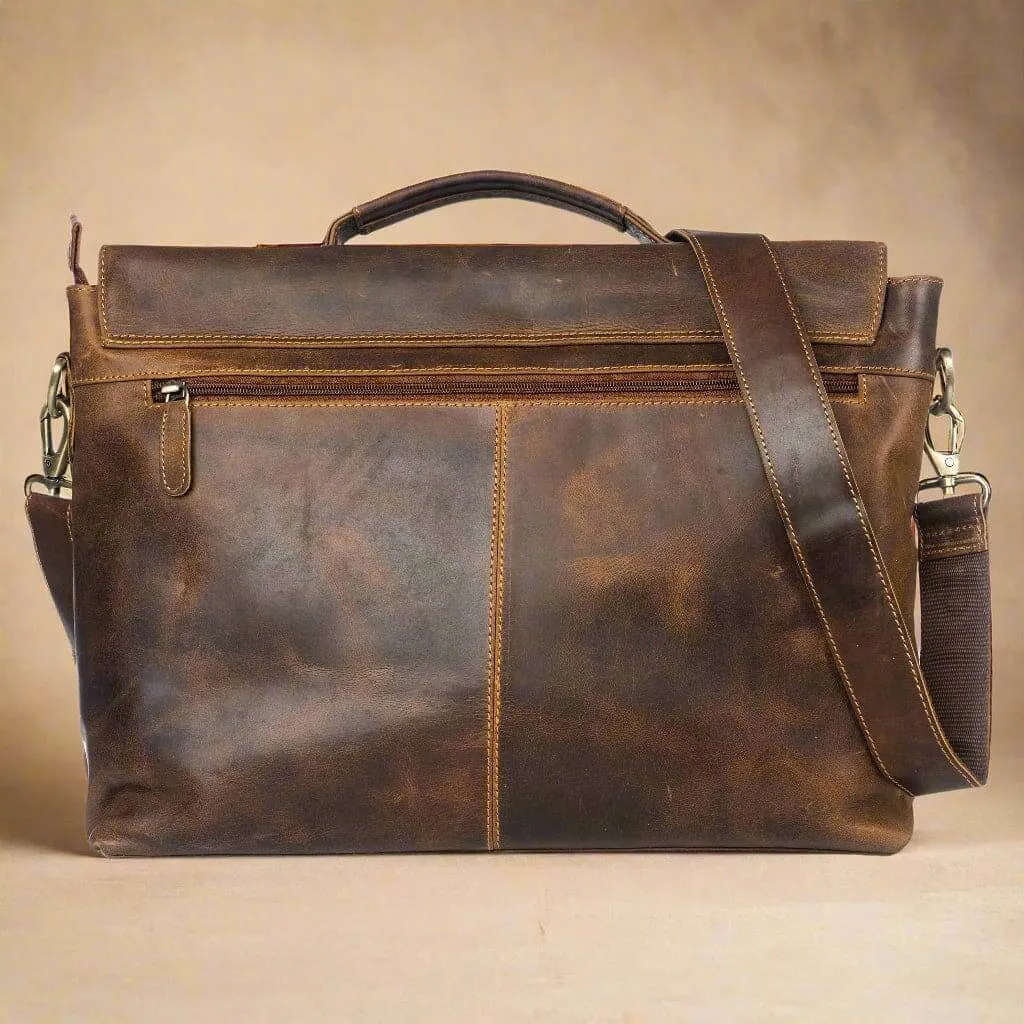 Leather Laptop Bag Leeland