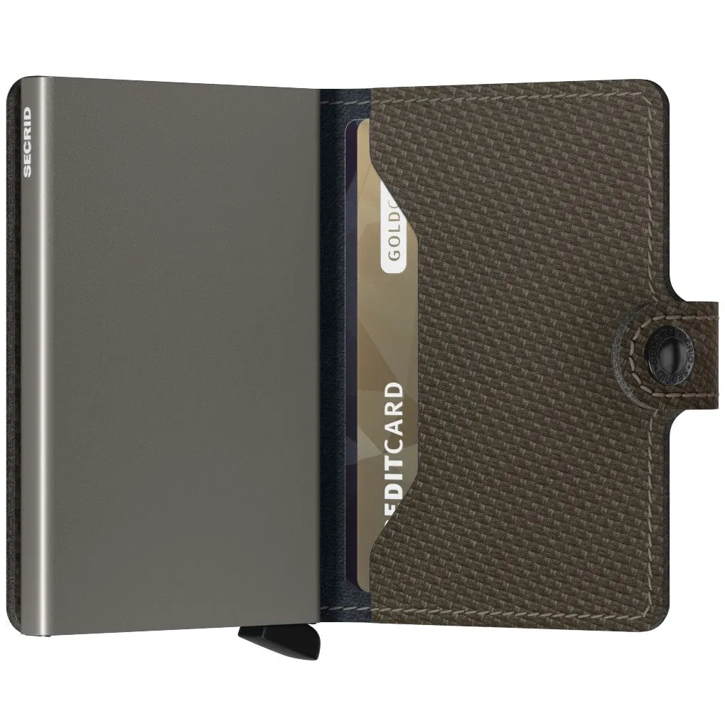 Miniwallet Carbon - Khaki
