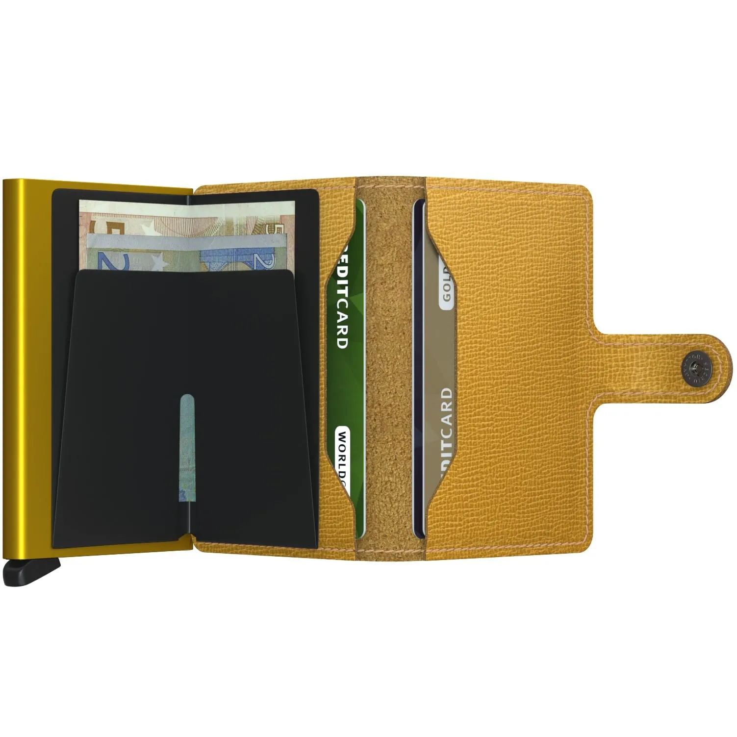 Miniwallet Crisple - Ochre