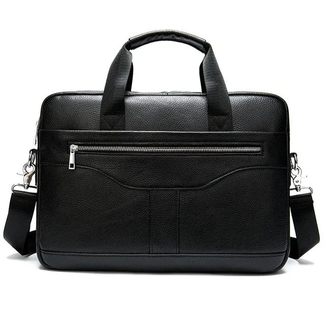 MVA Men's Briefcases Genuine Leather Messenger Bag Men Leather Business Laptop Office Bags for Men Briefcases Men's Bags