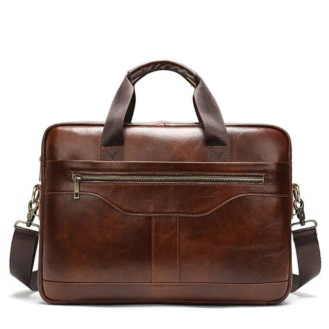 MVA Men's Briefcases Genuine Leather Messenger Bag Men Leather Business Laptop Office Bags for Men Briefcases Men's Bags