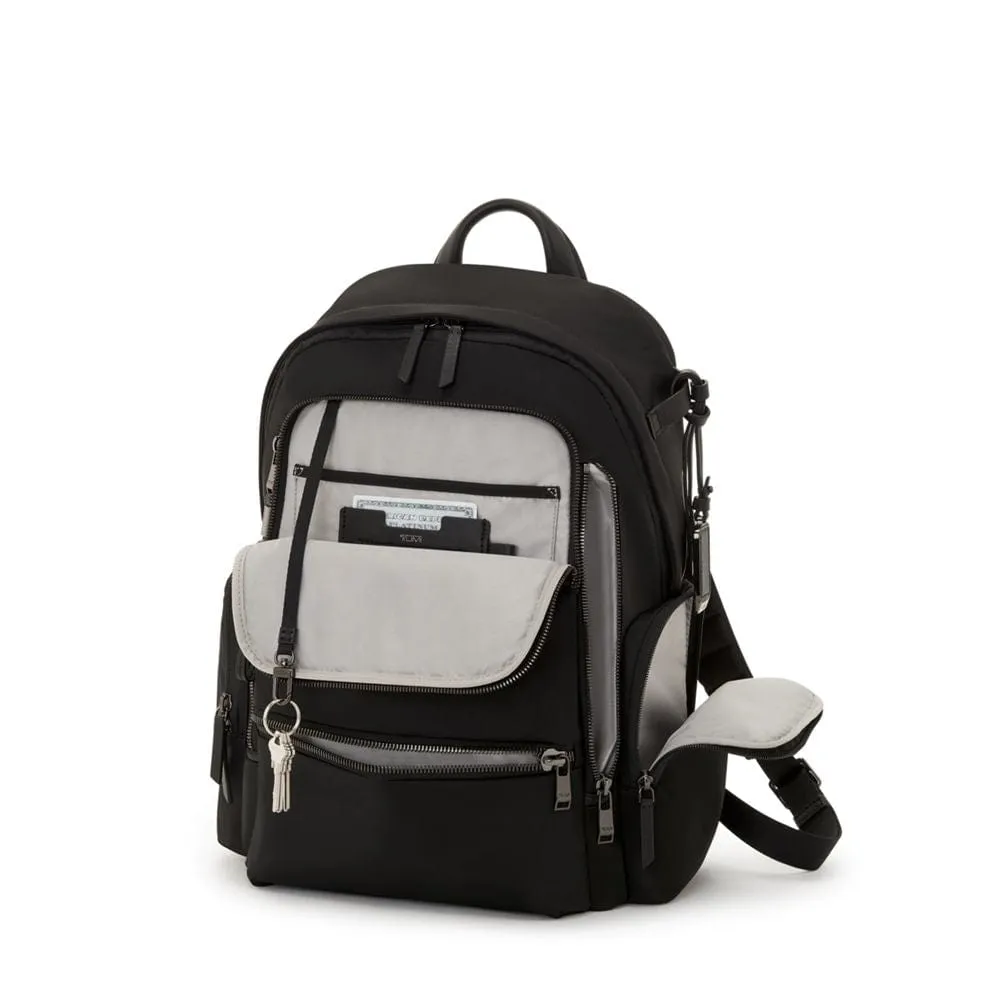 Tumi Voyageur Celina Backpack Black Gun Metal