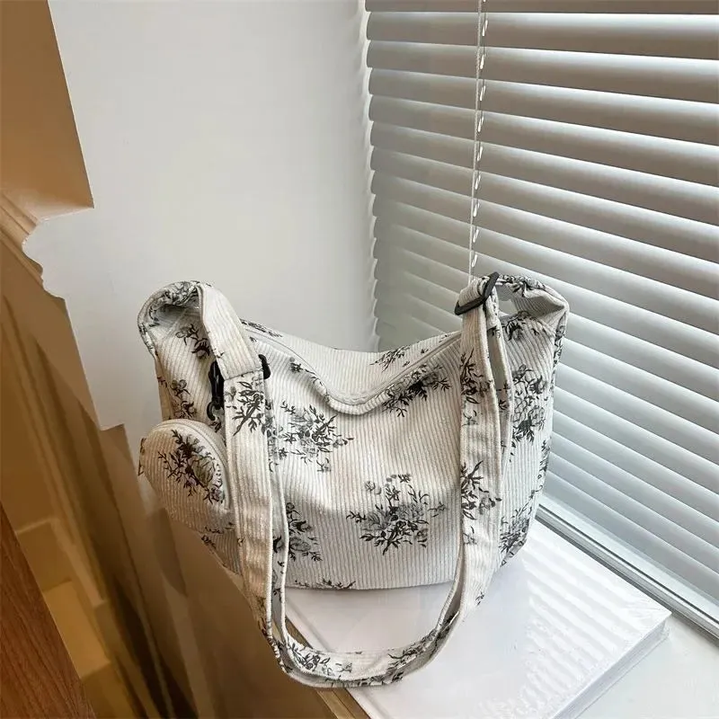 UAKISS  -  Summer Retro Style Black Bucket Bag Single Shoulder Drawstring Bags Large Capacity Braided Bead Strap Crossbody Bag