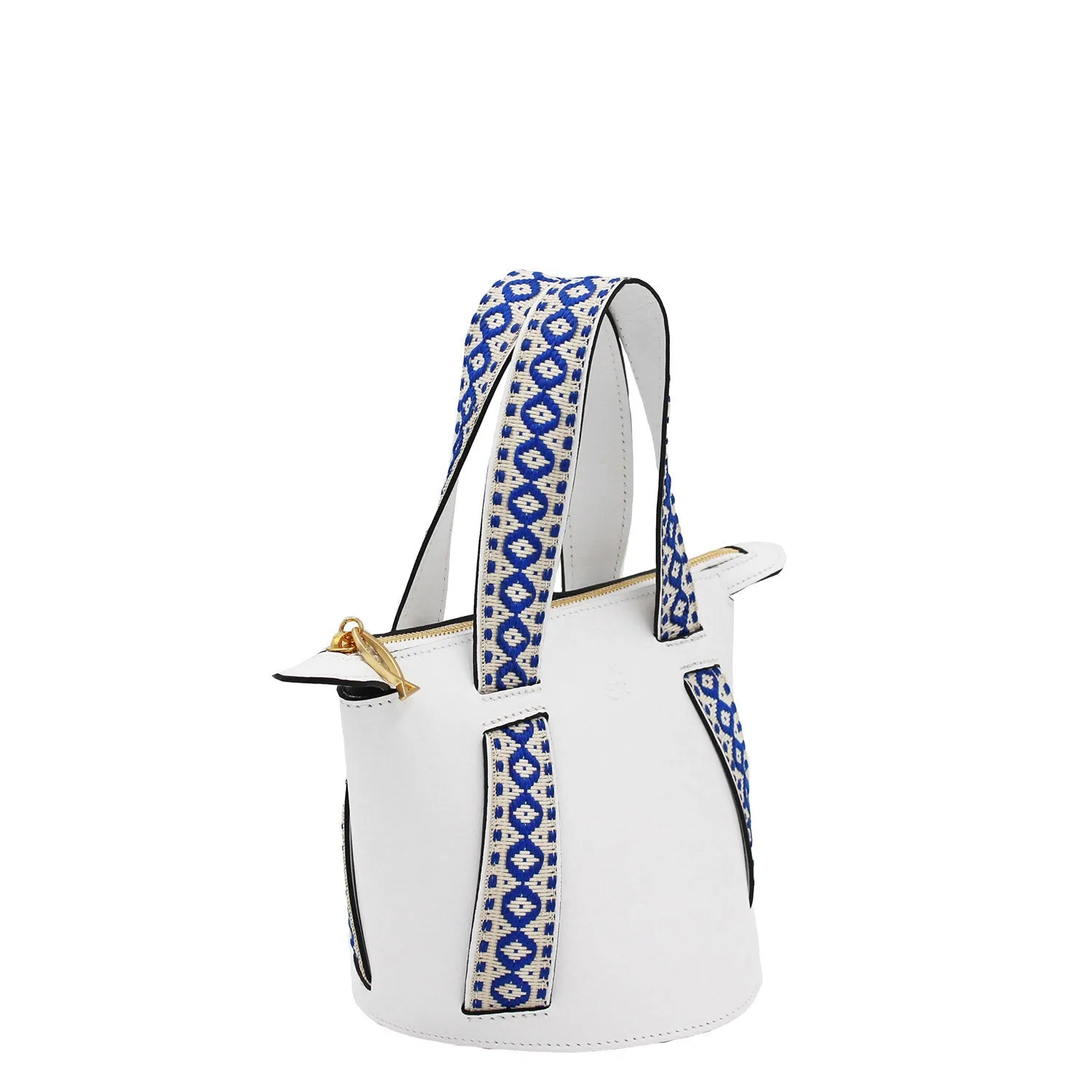 White Boho | Bucket Bag