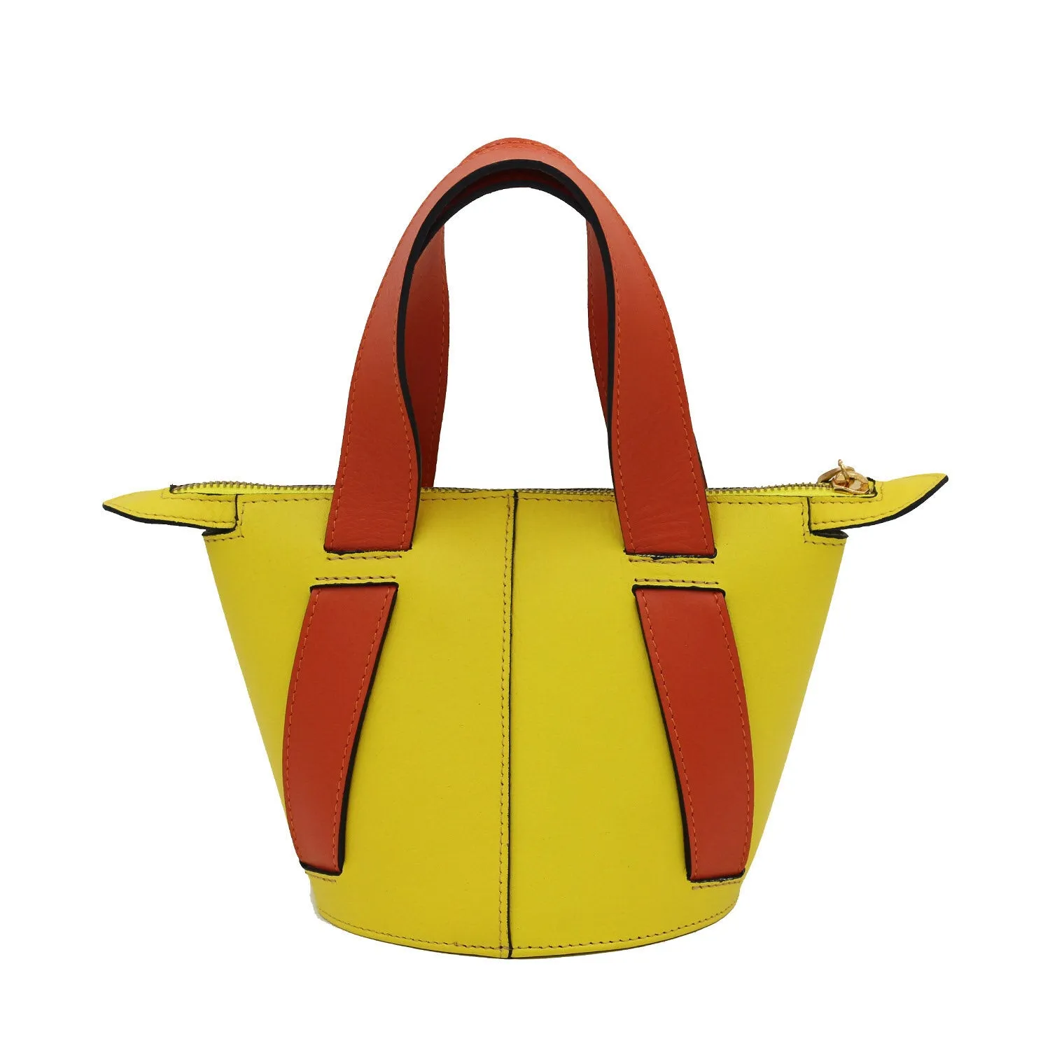 Yellow   Orange | Bucket Bag