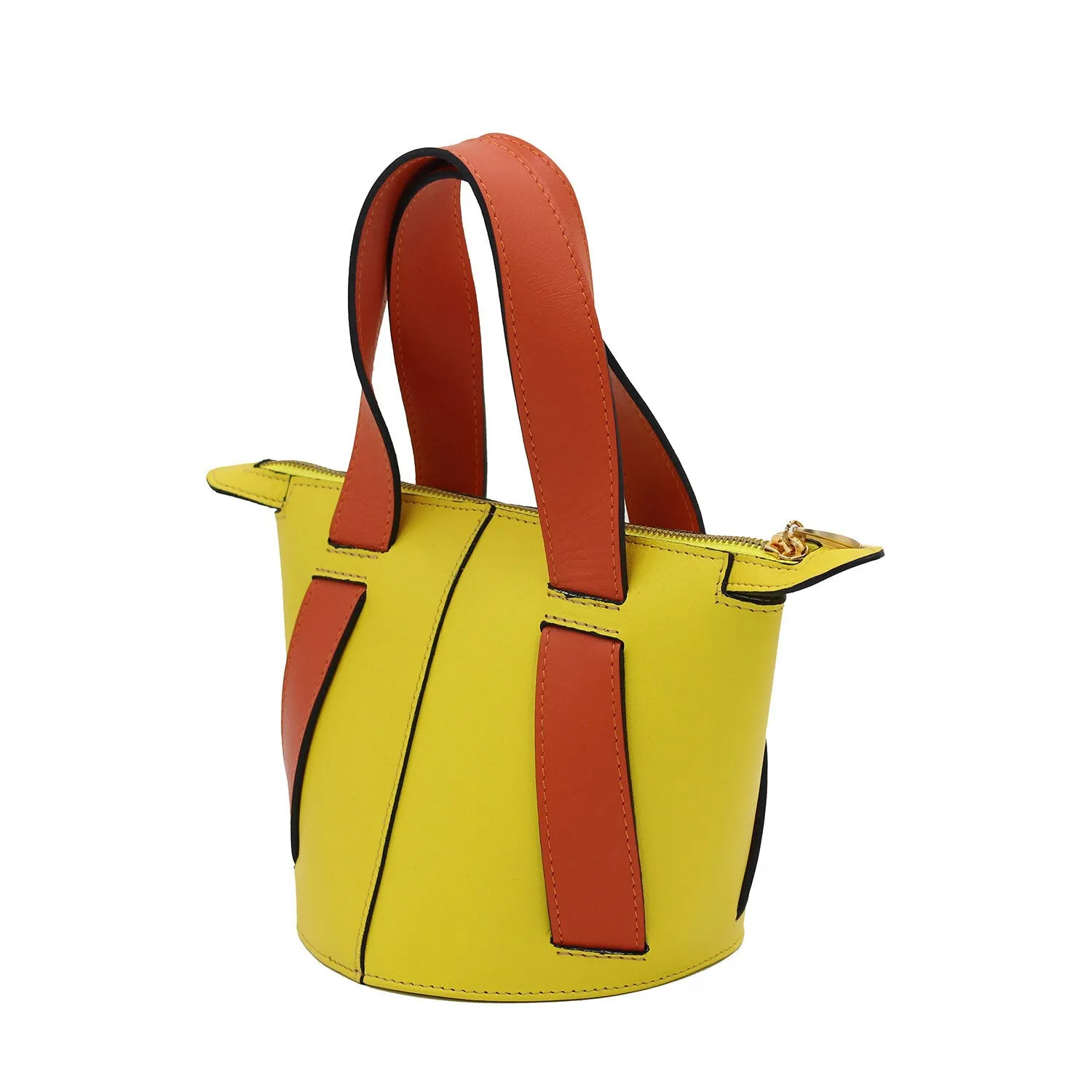 Yellow   Orange | Bucket Bag